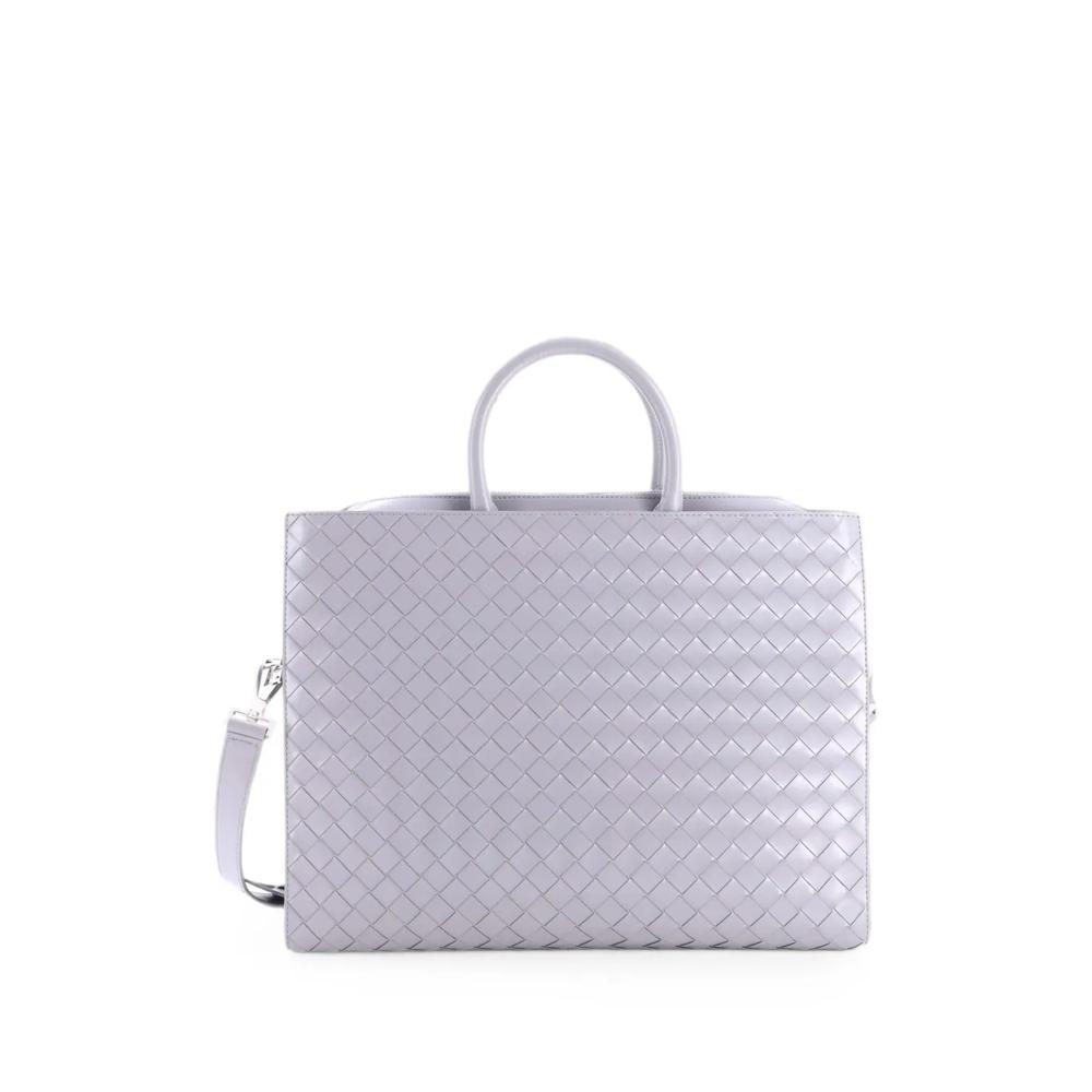 Портфель Convertible Frame Briefcase с плетением Intrecciato 2
