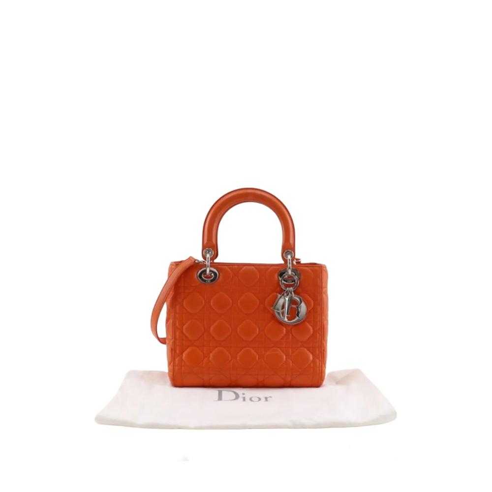 Сумка-сэтчел Cannage Lady Dior среднего размера (2000-2026 годы) 2