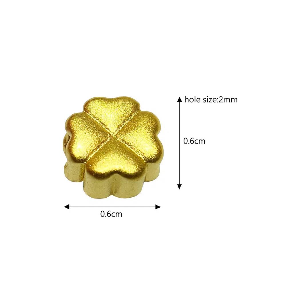 [СПЕЦИАЛЬНОЕ ПРЕДЛОЖЕНИЕ] LITZ 999 (24K) Золотой четырехлистный клевер EPC0978 (0.14г+/-) 3