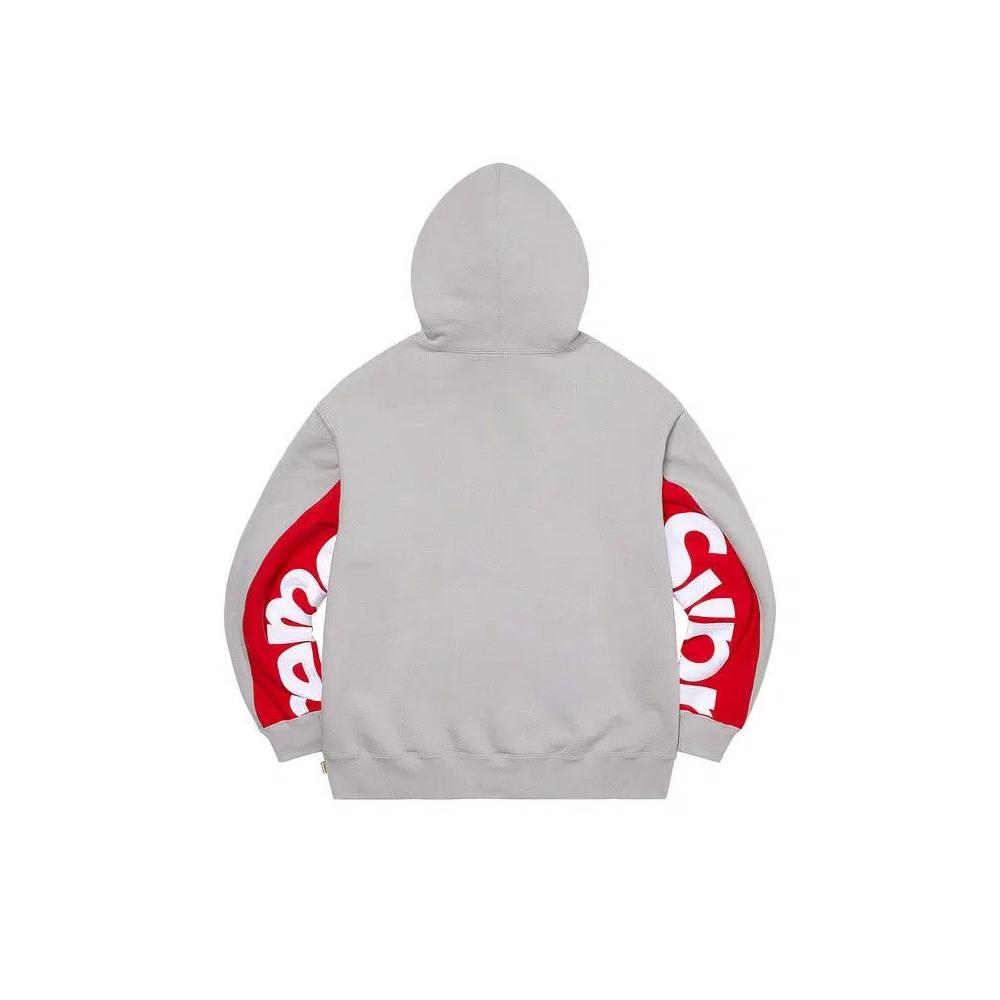 Худи Supreme Cropped Panels Hooded Sweatshirt 'Grey' 2