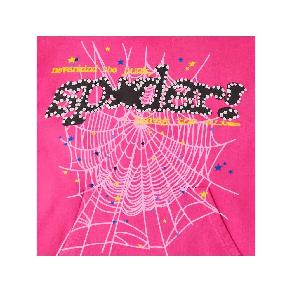 Худи Sp5der P*nk V2 Hoodie 'Pink' 3