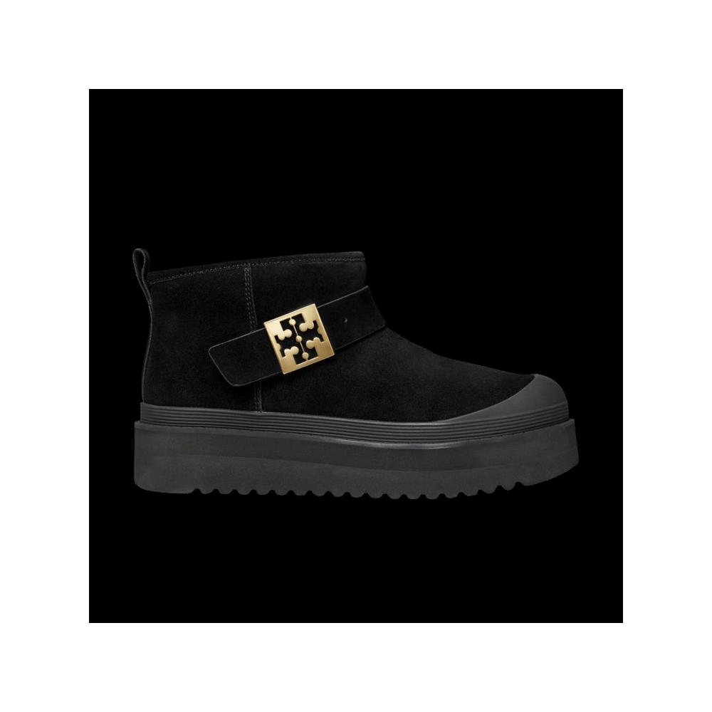 Обувь для жизни Tory Burch Mellow Shearling Ankle Boots'Perfect Black' 1