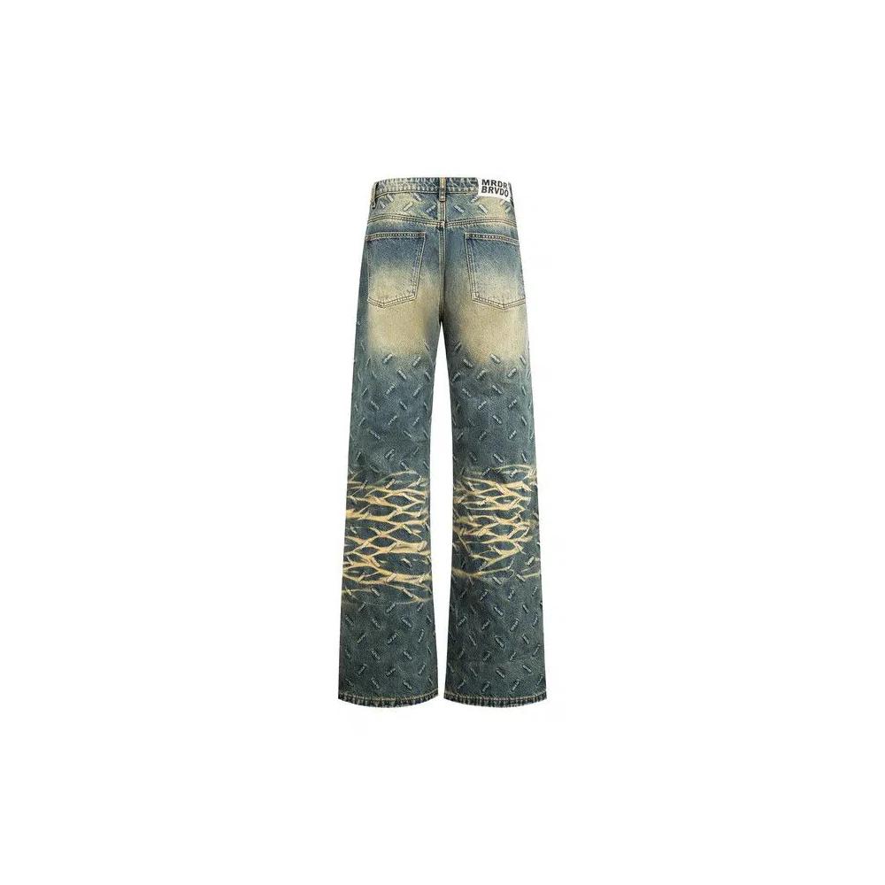 Джинсы Who Decides War Thread Plate Denim 'Denim' 2
