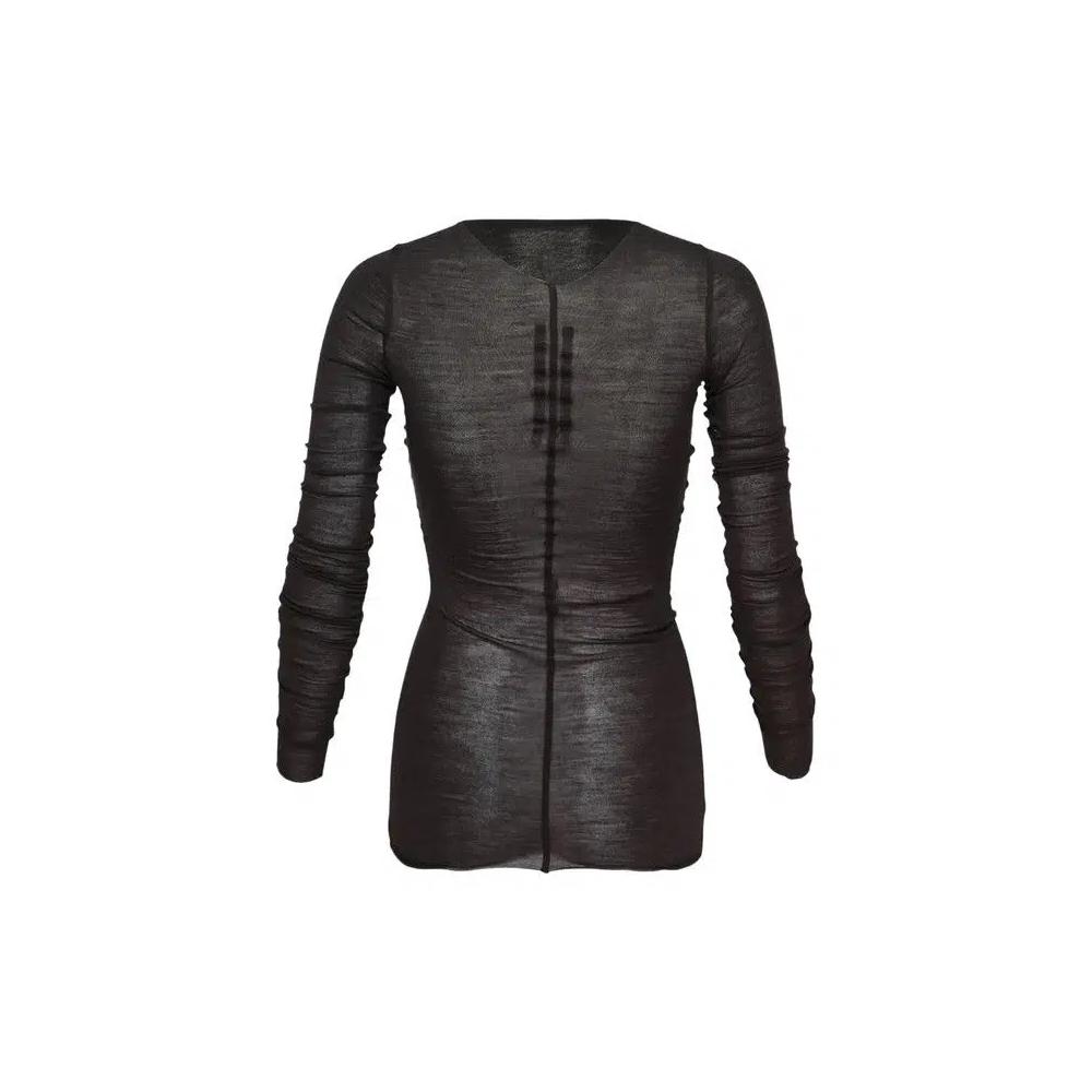 Футболки с длинным рукавом Rick Owens Long-Sleeve T-Shirt 'Черный' 2