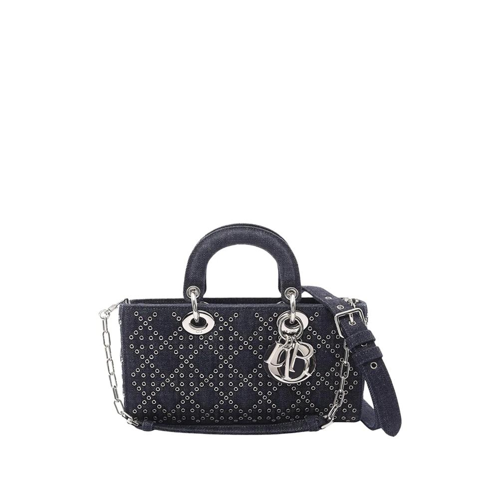 Сумка-сэтчел Cannage Eyelet Lady D Joy среднего размера (2010-2026 годы) 1