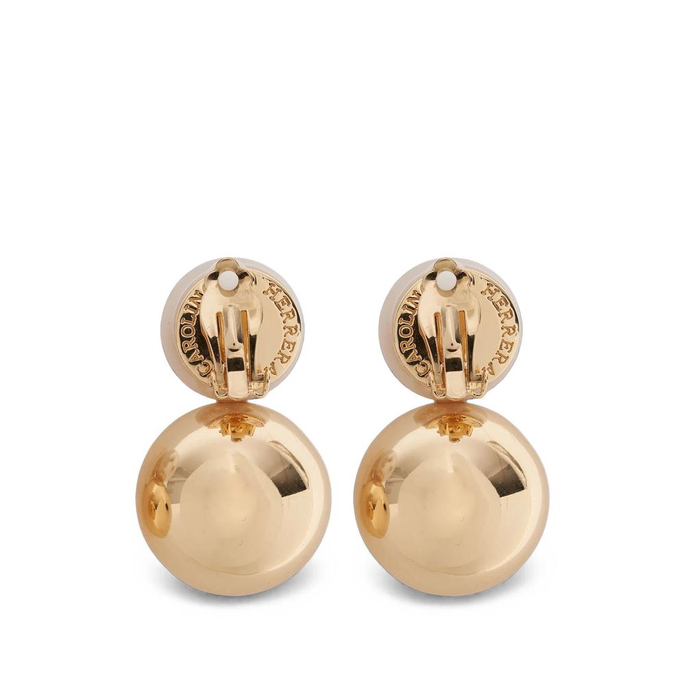faux-pearl clip-on earrings 2