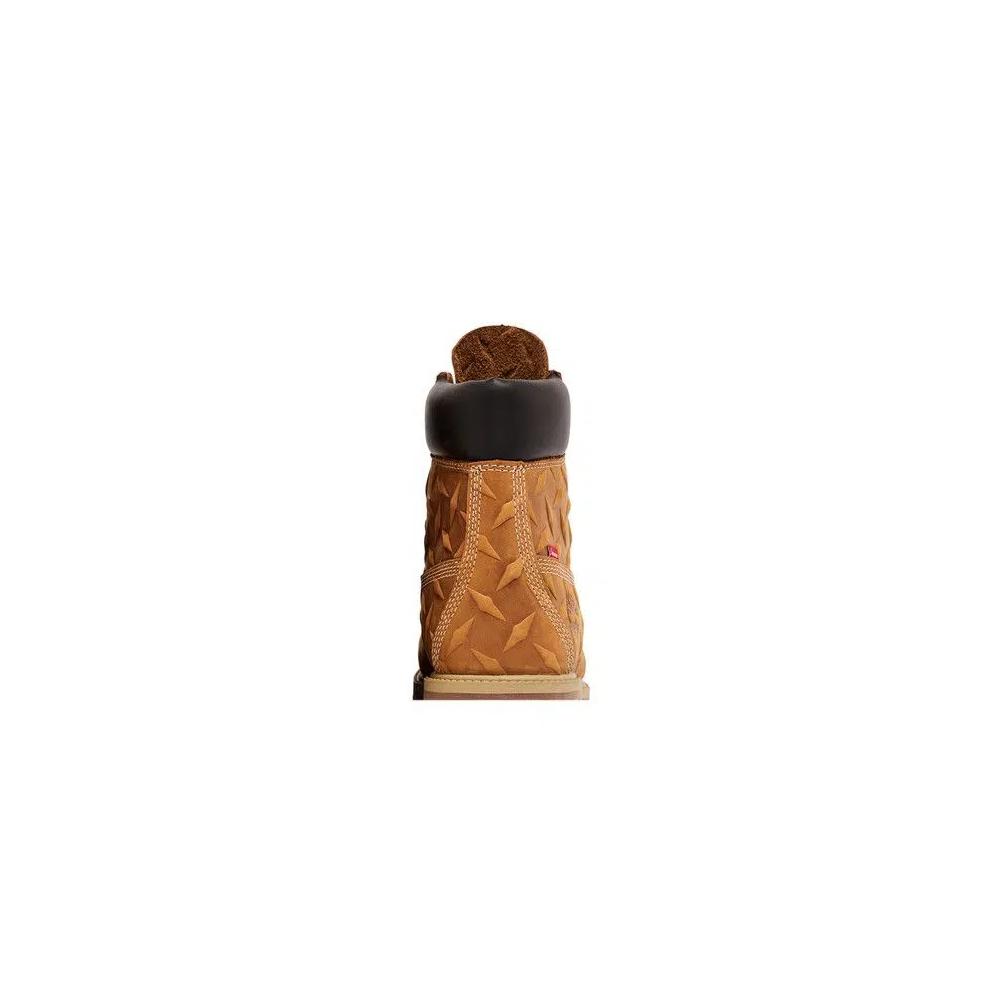 Ботинки Supreme x Timberland 6 Inch Premium Waterproof Boot 'Embossed Diamond Plate - Wheat' 7