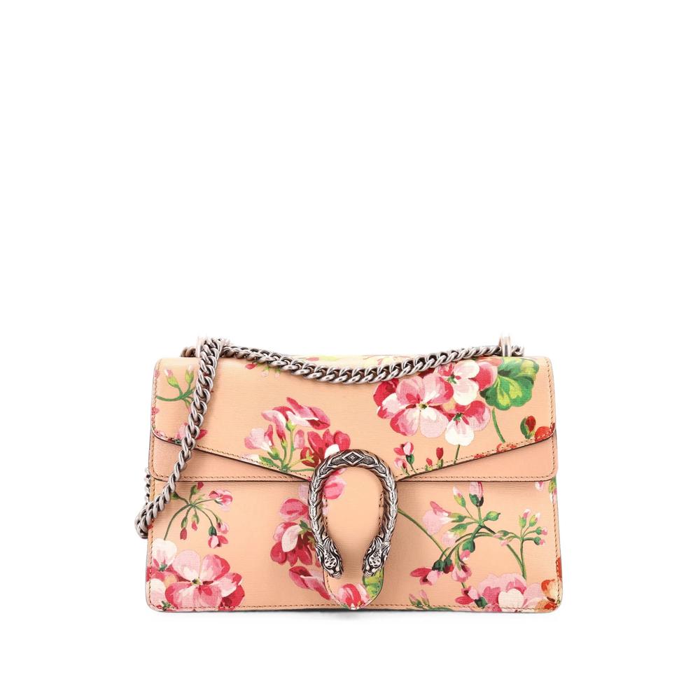 Dionysus Bag Blooms Print Leather Small shoulder bag 1