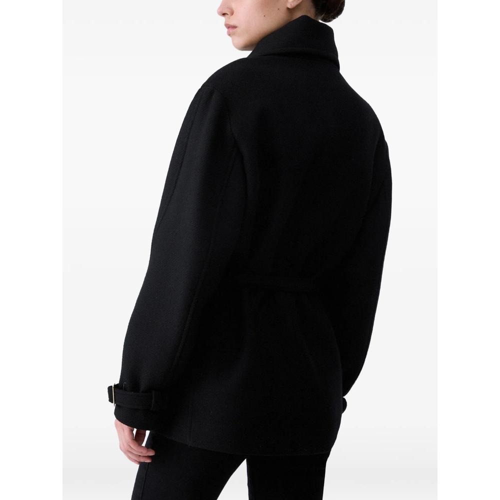 wool coat with belt 5