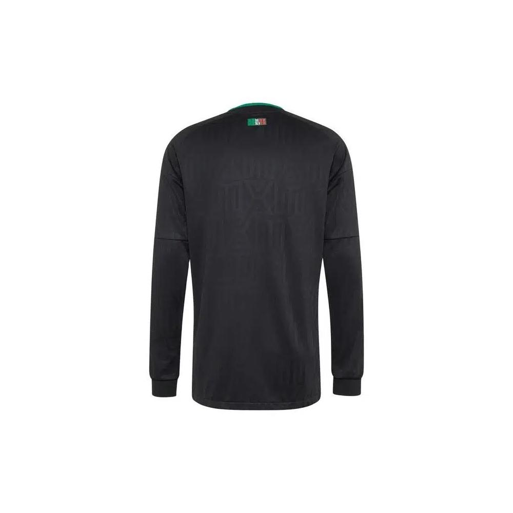 Джерси Adidas Mexico 26 Third Authentic Long Sleeve Jersey 'Черный' 2