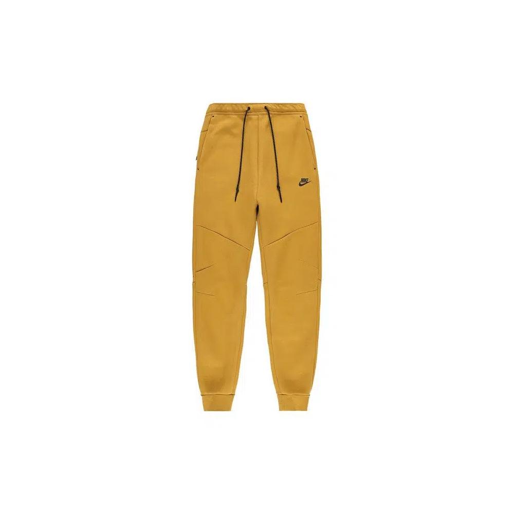 Штаны Nike Tech Fleece Joggers 'Ochre/Black' 1