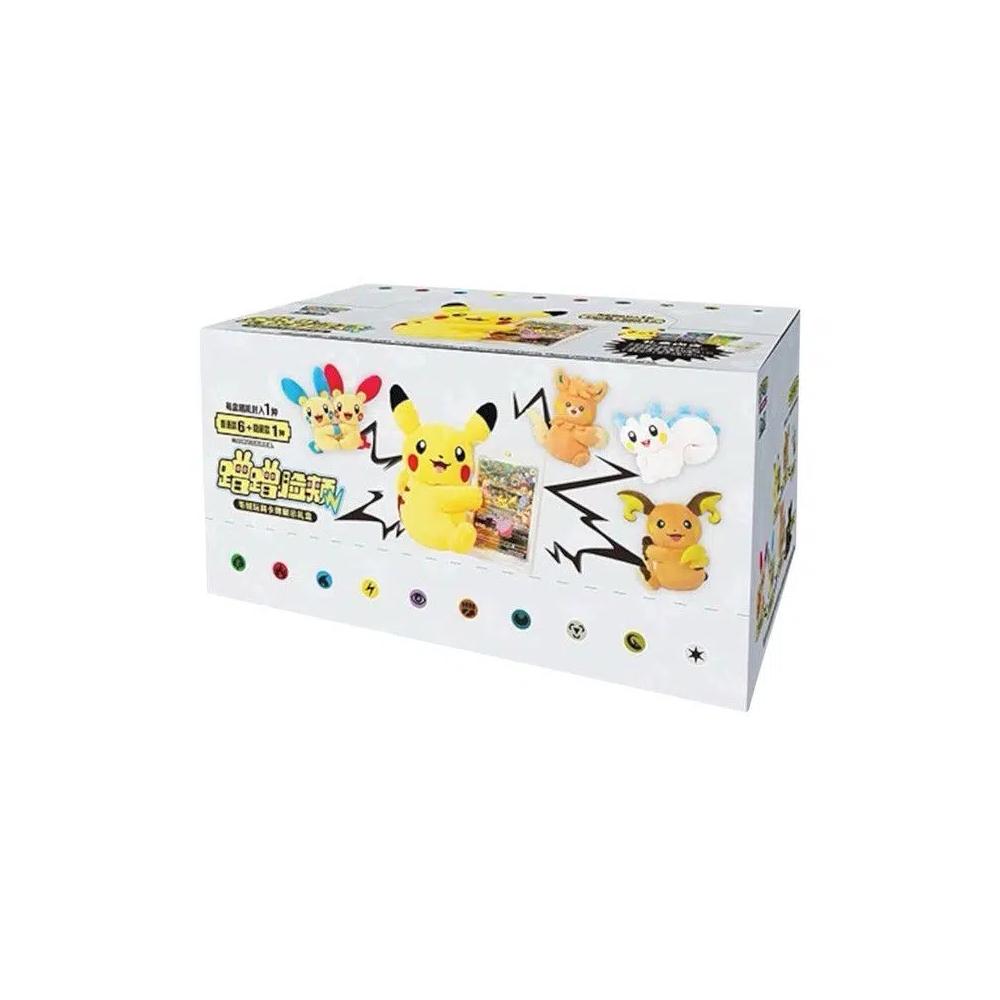 Коллекционные карточки Pokemon Scarlet & Violet: Nuzzle Series Plush Toy Card Display & Pack Combo (Упрощенный китайский) (6 слепых коробок) 2