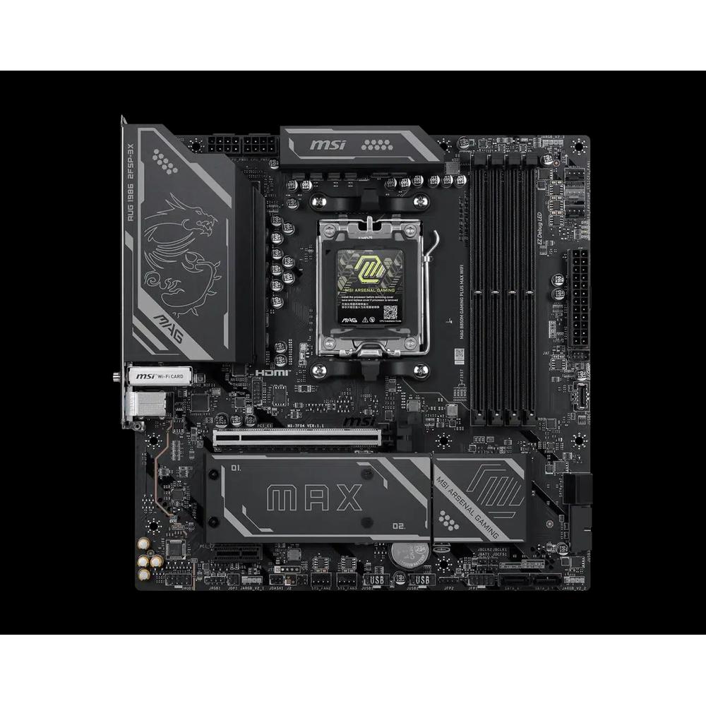 MSI B850M GAMING PLUS MAX WIFI mATX материнская плата (DDR5) 4