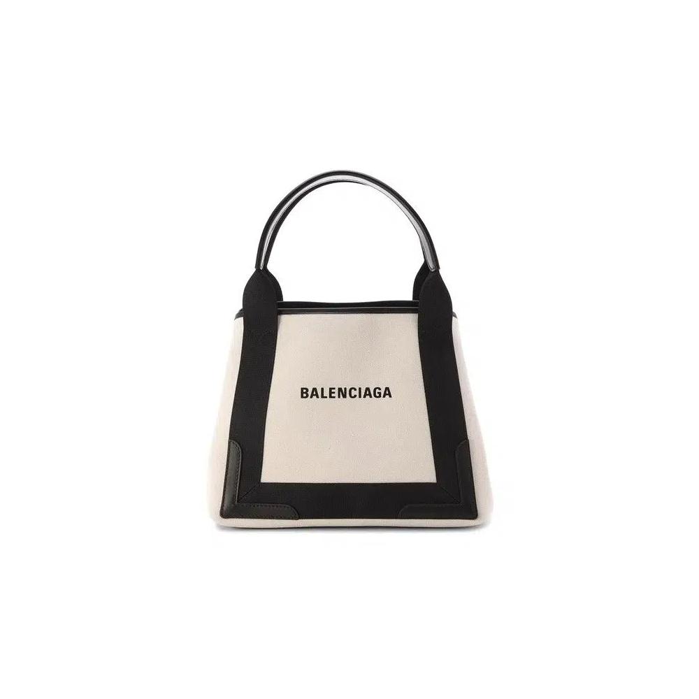 Сумки-тоут Balenciaga Small Cabas Tote Bag 'Natrual/Black' 1