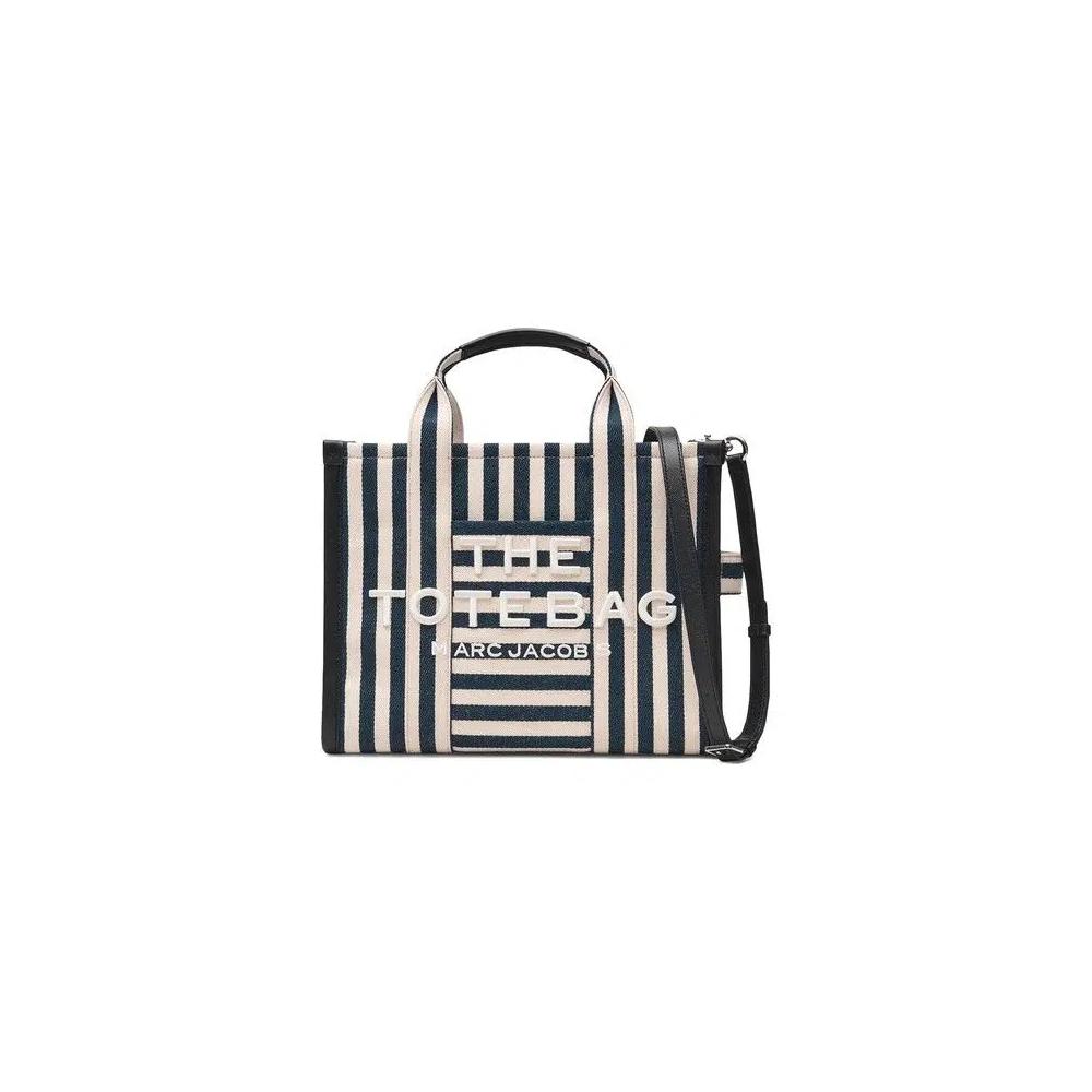 Сумки-тоут Marc Jacobs Stripe Canvas Medium Tote Bag 'Blue Sea' 1