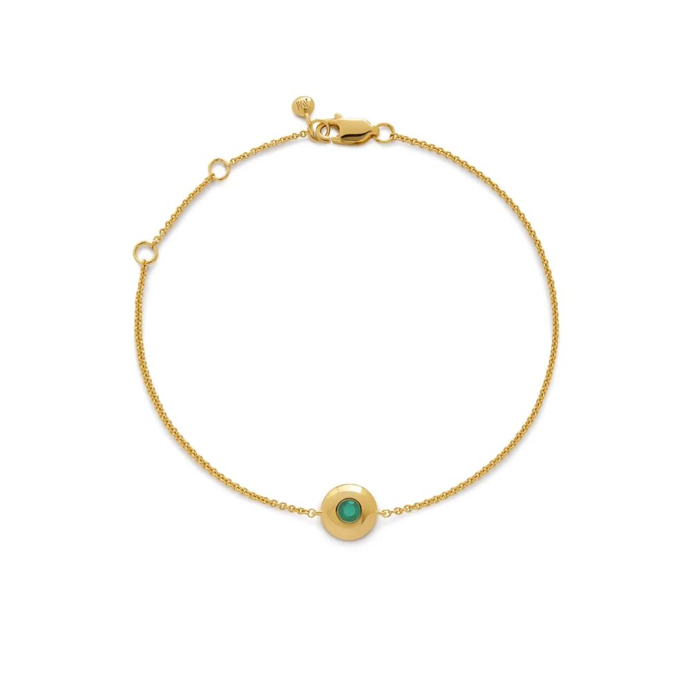 Позолоченный браслет May Birthstone 1
