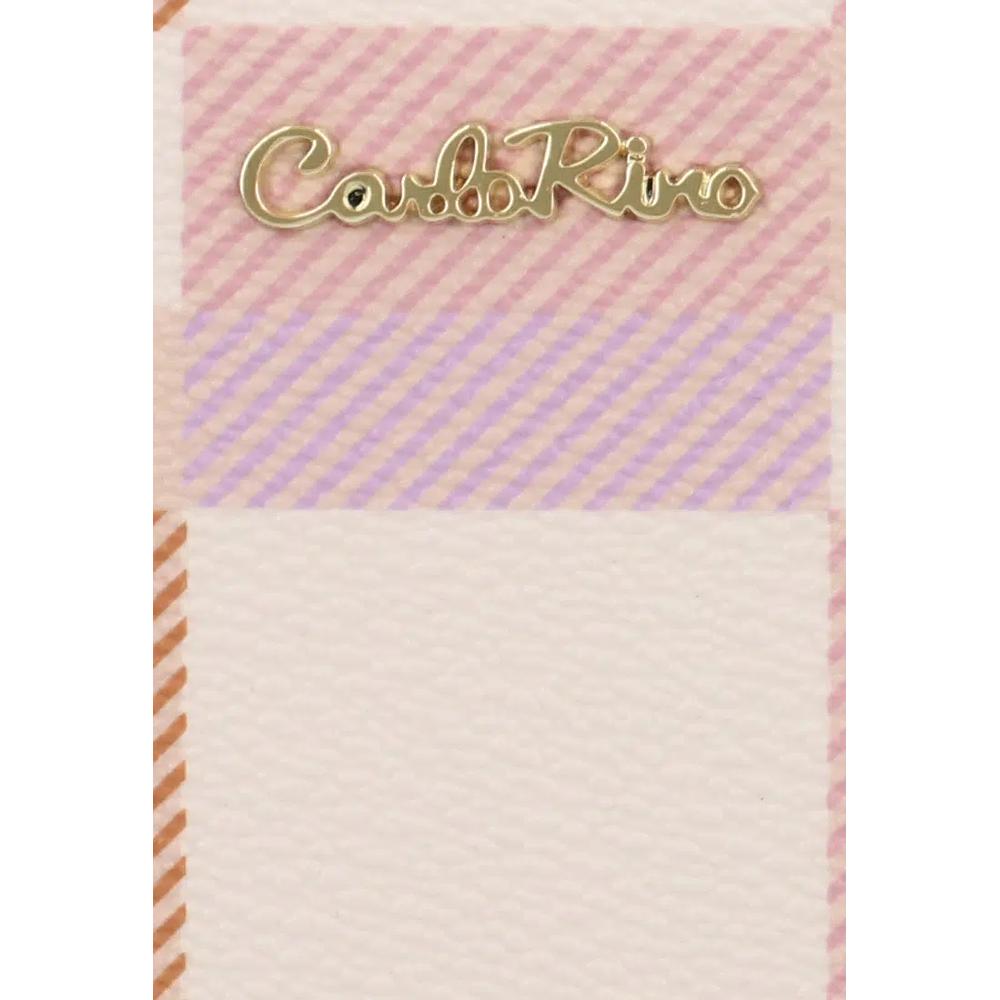 CR Dainty Check двухслойный короткий кошелек II, персиковый 5