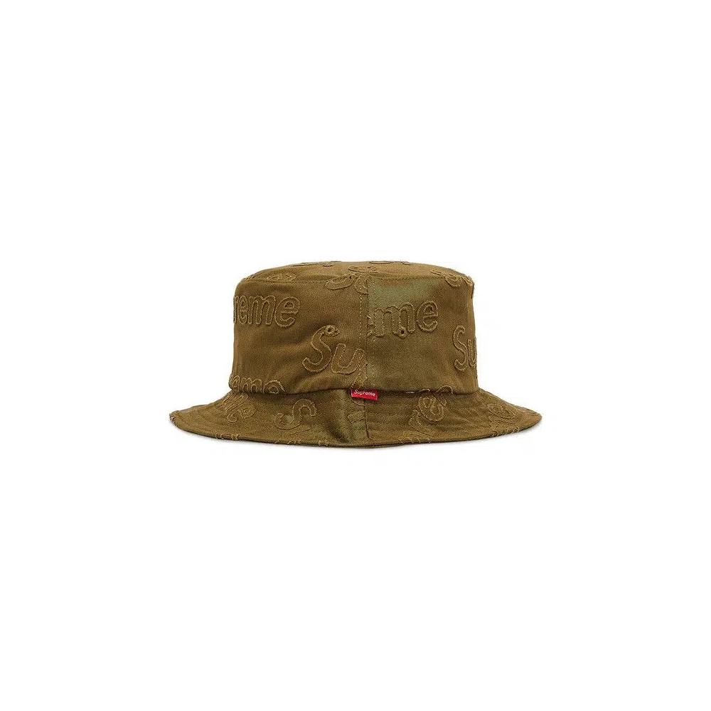 Шапки Supreme Lasered Twill Crusher 'Olive' 2