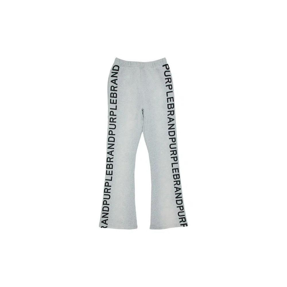 Брюки PURPLE BRAND HWT Fleece Flared Pant 'Heather' 1