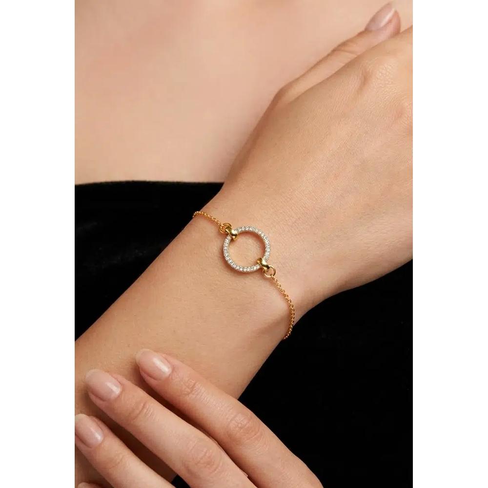 Браслет Orbit of Beauty с кристаллами SWAROVSKI® в золоте 3