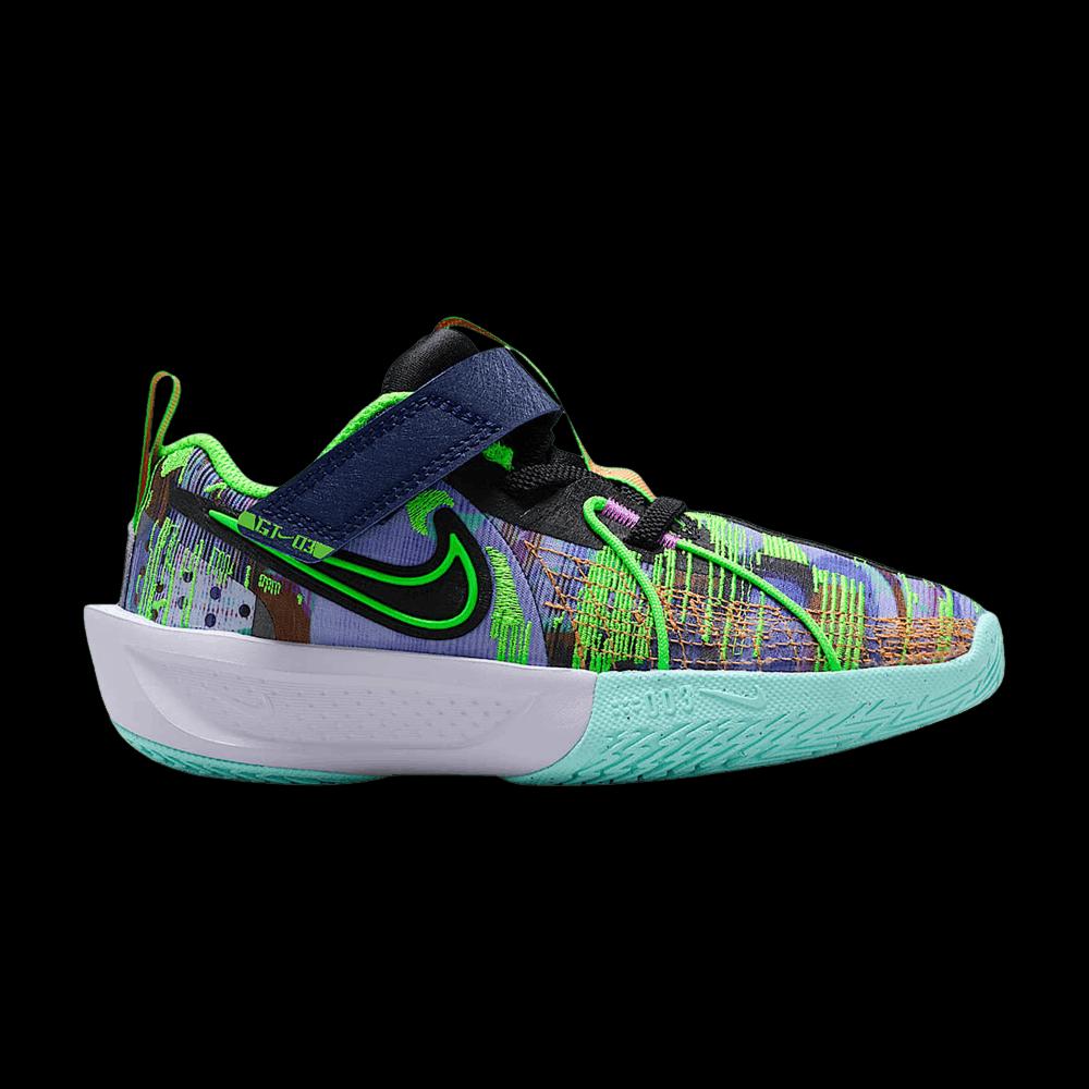 Баскетбольные кроссовки Nike G.T. Cut 3 PS 'Blue Void/Hyper Violet/Bleached Turquoise/Green Strike' 1