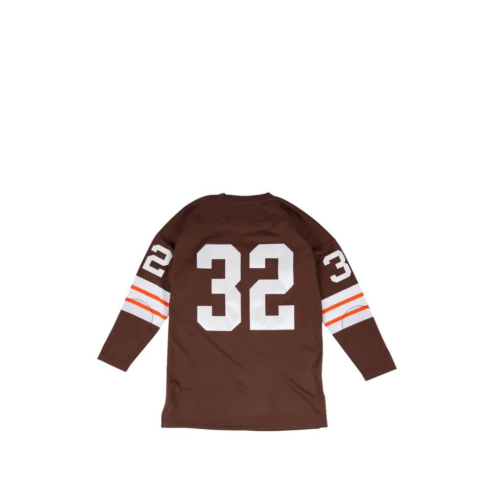 Футболка NFL Jim Brown '1964 Cleveland Browns' с длинными рукавами 2