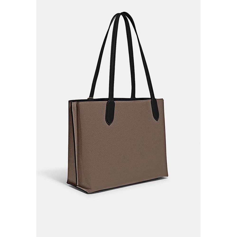 Сумка-тоут Willow в цветоблоке с подкладкой из Signature Canvas 2