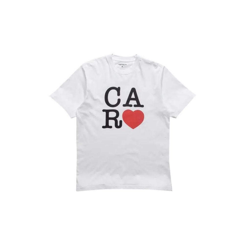 Футболки с коротким рукавом Carhartt WIP Short-Sleeve I Hartt T-Shirt 'White' 1