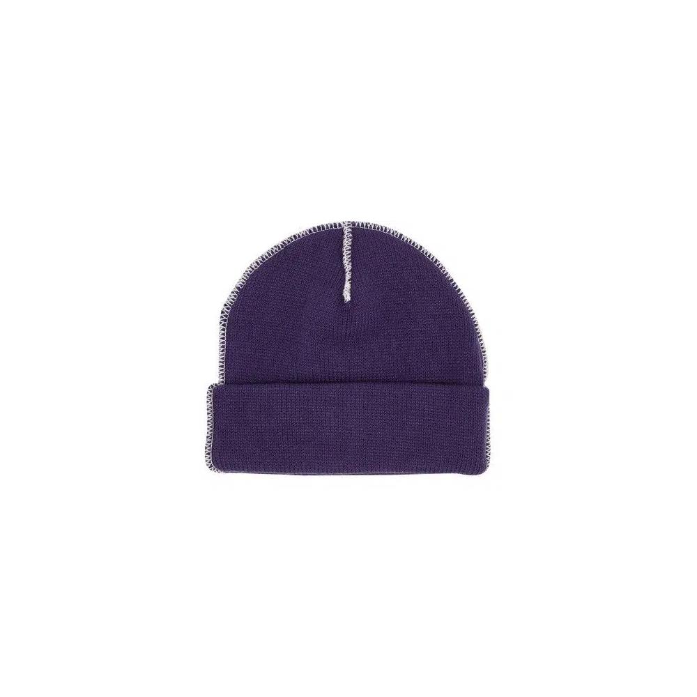Бини Supreme Contrast Stitch Beanie 'Purple' 2