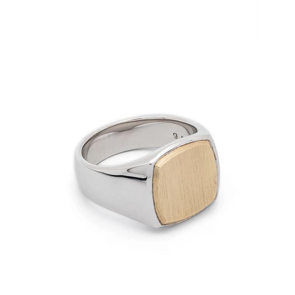 9kt yellow gold Cushion ring 1
