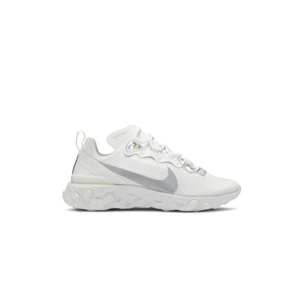 Кроссовки Nike Wmns React Element 55 'White Iridescent' 1