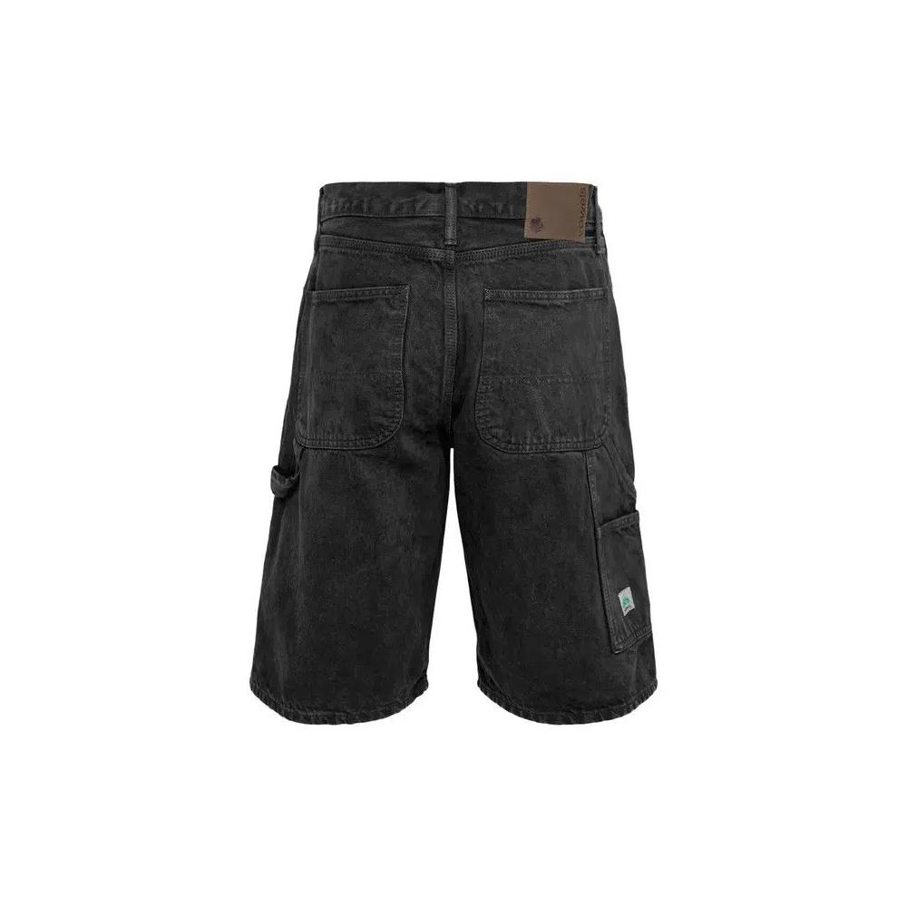 vowels Overdyed Painter Shorts «Черный» 2