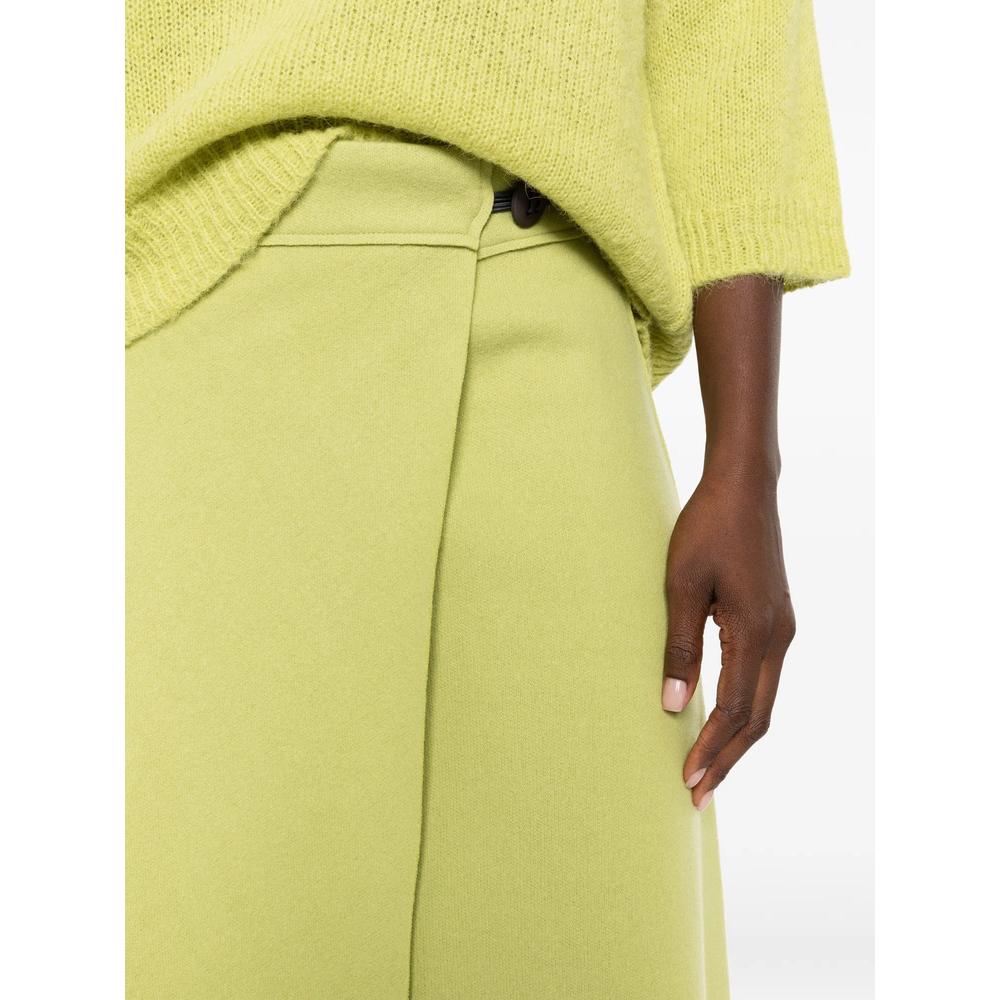 button-fastening midi skirt 5