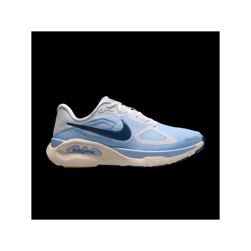 Кроссовки Nike Wmns Structure Plus 'White Aluminum Blue Sun Dial Yellow Mysterious Deep Sea Blue' 1