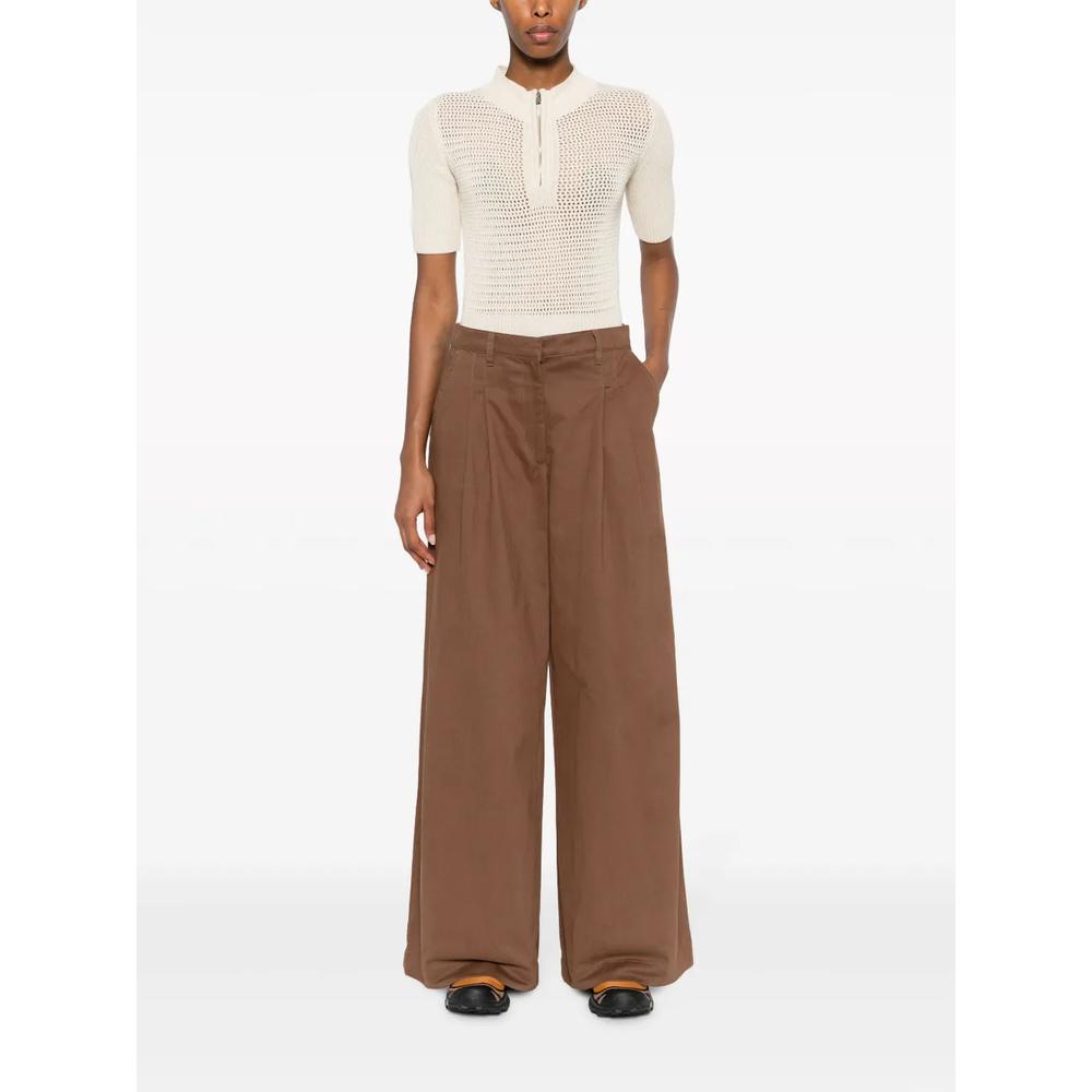 wide-leg cotton trousers 2
