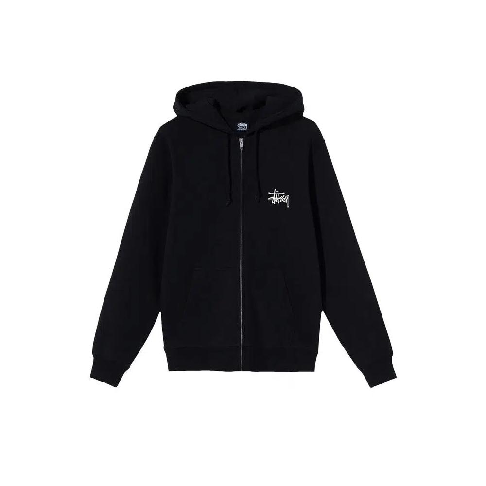 Верхняя одежда Stussy Basic Zip Hood 'Black' 1