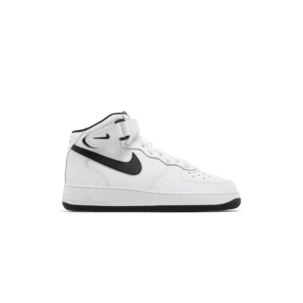 Кроссовки Nike Air Force 1 Mid LE GS 'White Black' 1