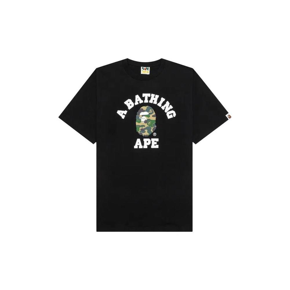 Футболки BAPE ABC Camo College Tee 'Black/Green' 1