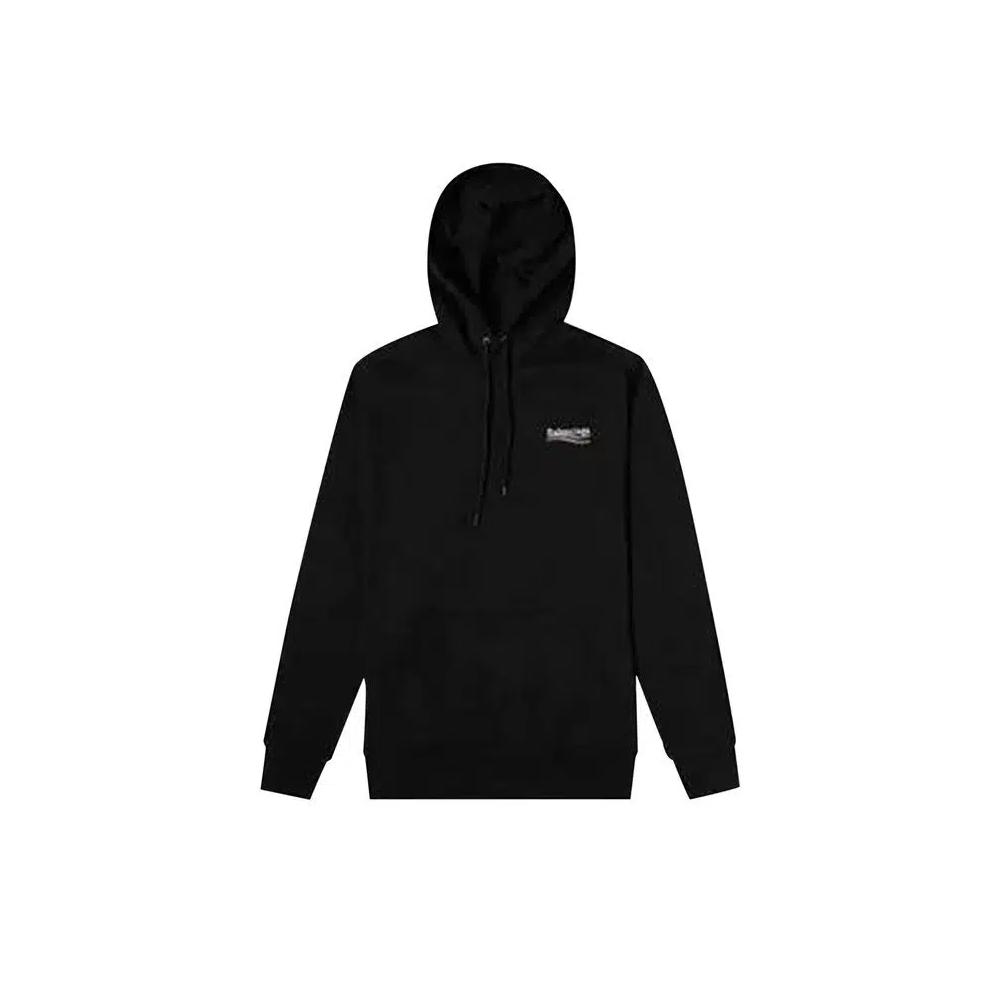 Топы Balenciaga Political Campaign Logo Popover Hoodie 'Black' 1