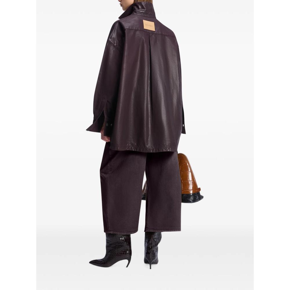 Scoop cut-out long-sleeve shirt 3