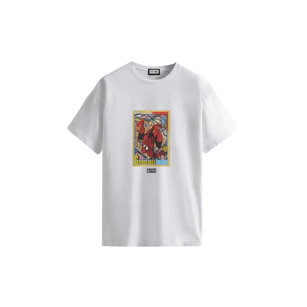 Футболки Kith For Spider-Man Hero Vintage Tee 'White' 1
