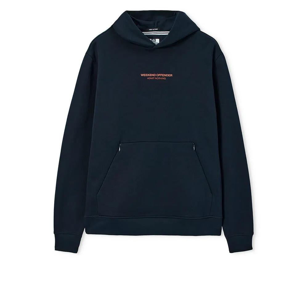 МУЖСКАЯ ТОЛСТОВКА WOAN HOODIE ТЕМНО-СИНЯЯ/ЗАКАТ С ВТАЧНЫМ КАРМАНОМ 4