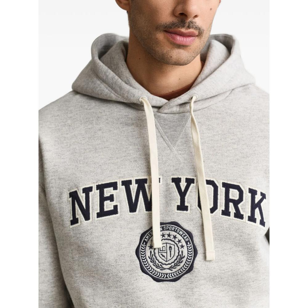 logo-patch drawstring hoodie 5