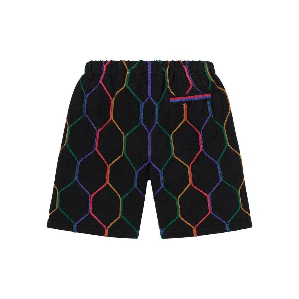 Шорты Supreme Hex Knit Short 'Черный' 2