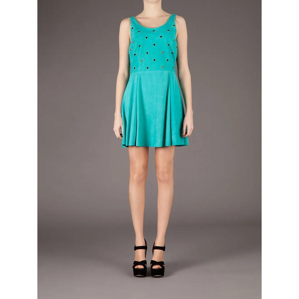 Embellished leather dress 2
