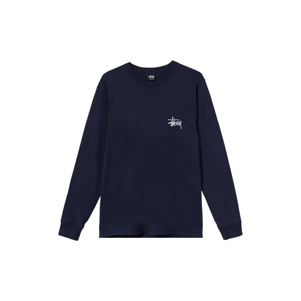 Футболки Stussy Basic Long-Sleeve Tee 'Navy' 1