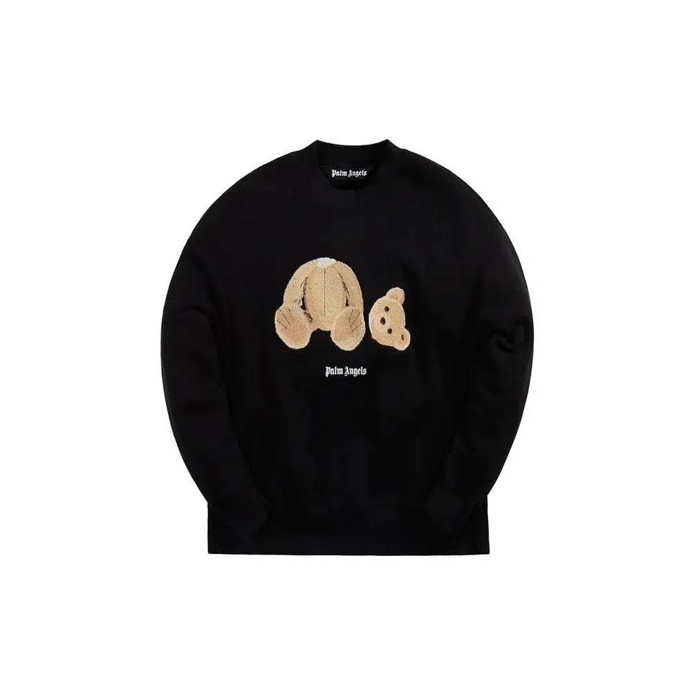 Свитшоты Palm Angels Bear Crewneck 'Black' 1