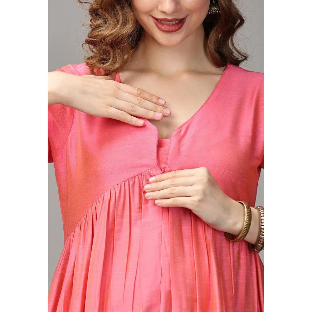 Комплект из шелковой куртки для беременных и кормящих Pinking Perfect 5