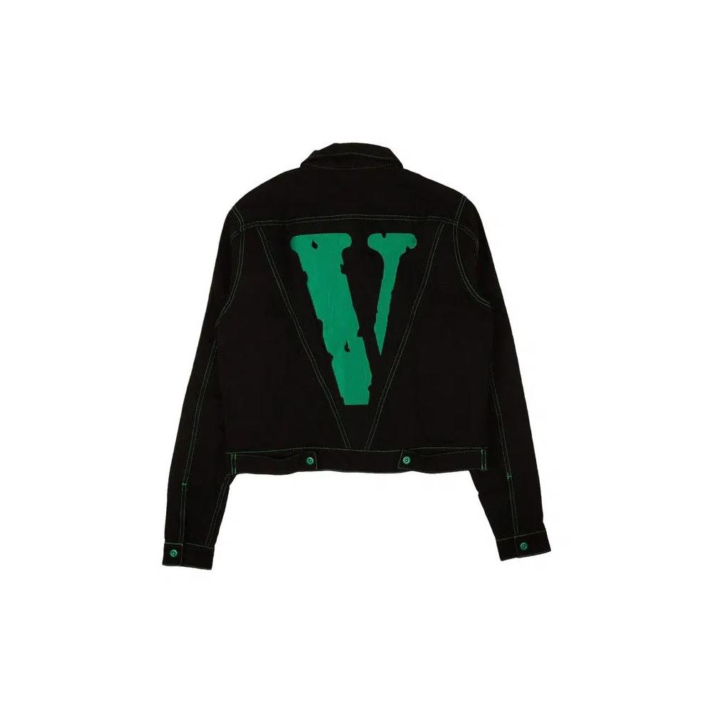 Джинсовые куртки Vlone Friends Denim Jacket 'Black/Purple' 2