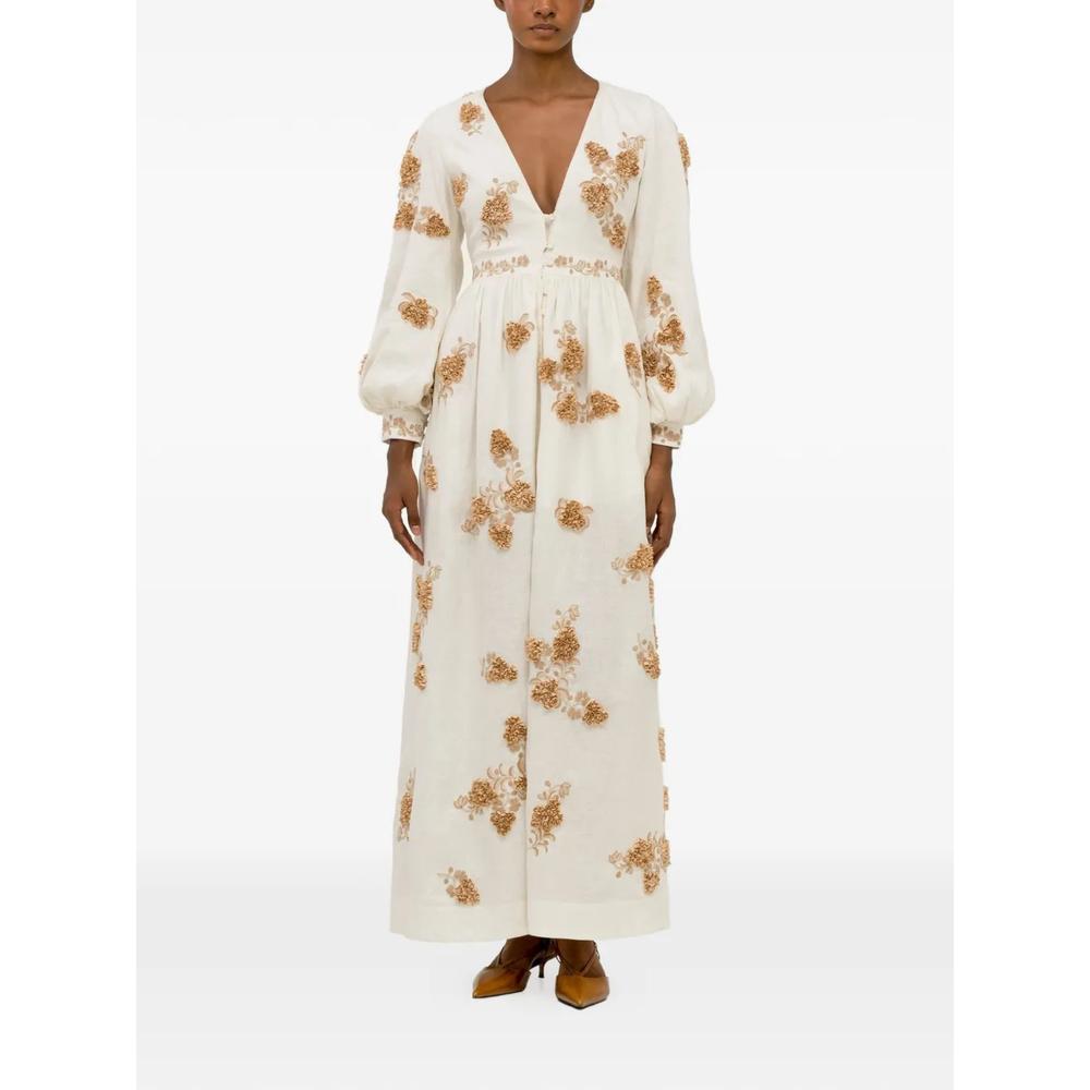 Платье макси Frambuesa Cordillera с длинными рукавами 2